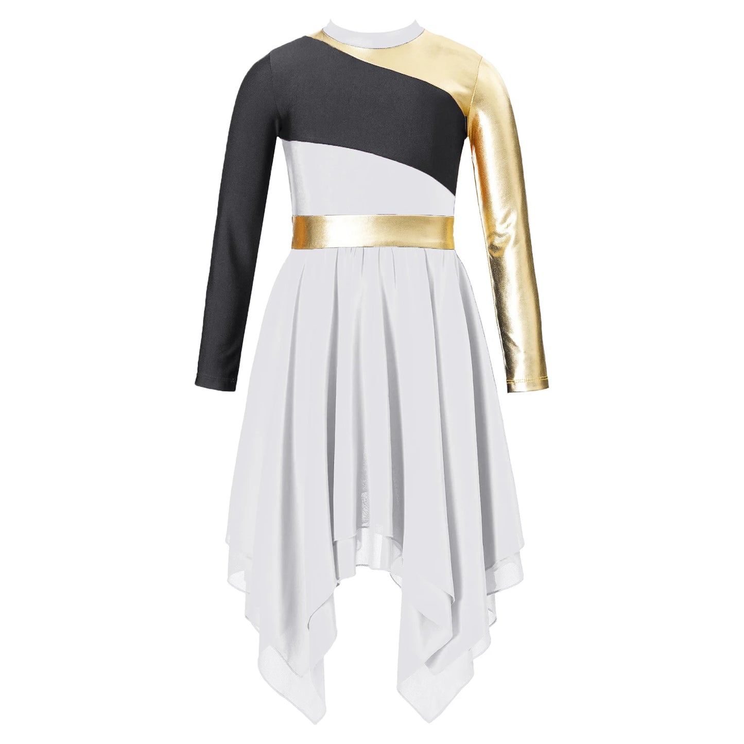 Girls  Celebration of Spirit Church Dress Children Dancewear Stage Performance Wordhip