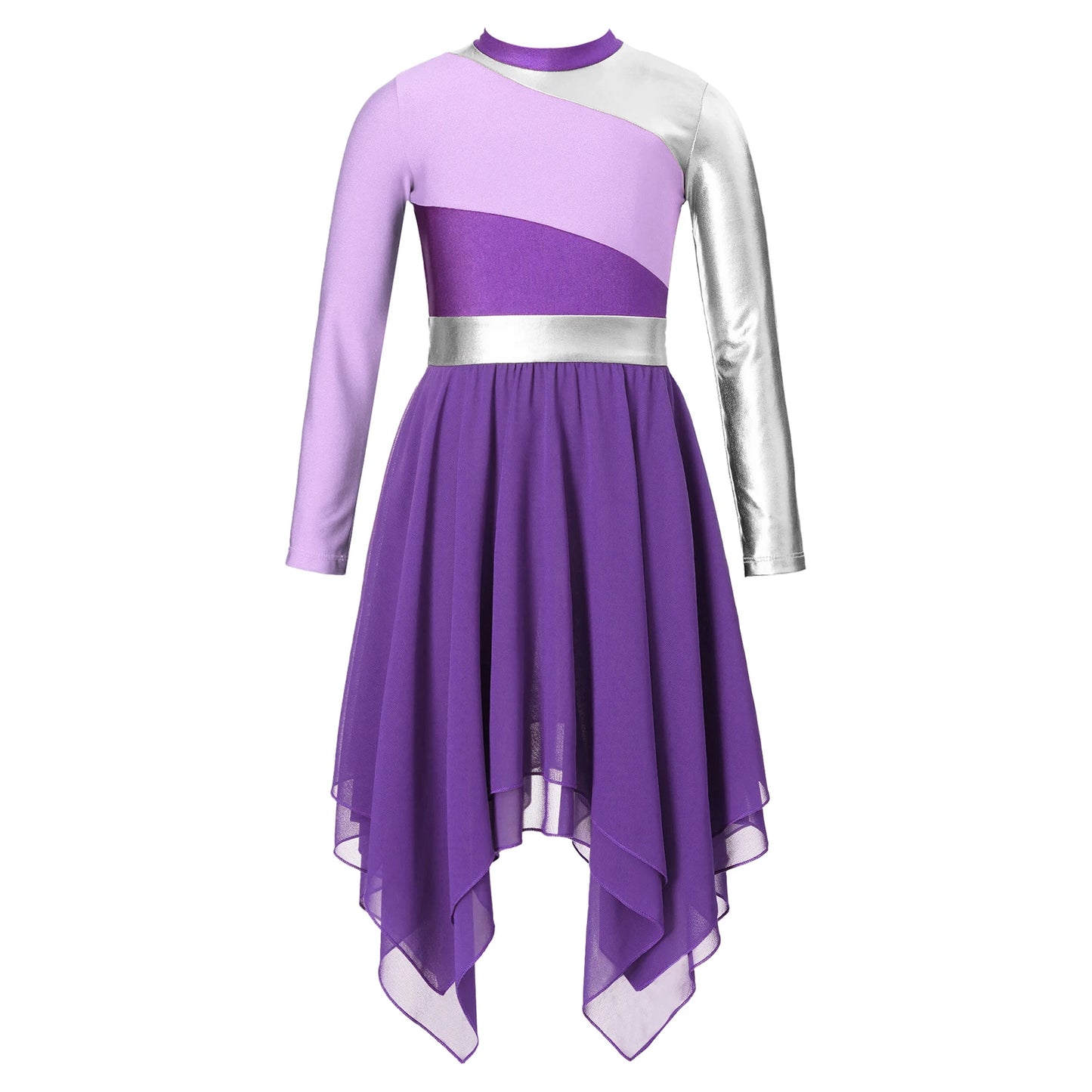Girls  Celebration of Spirit Church Dress Children Dancewear Stage Performance Wordhip