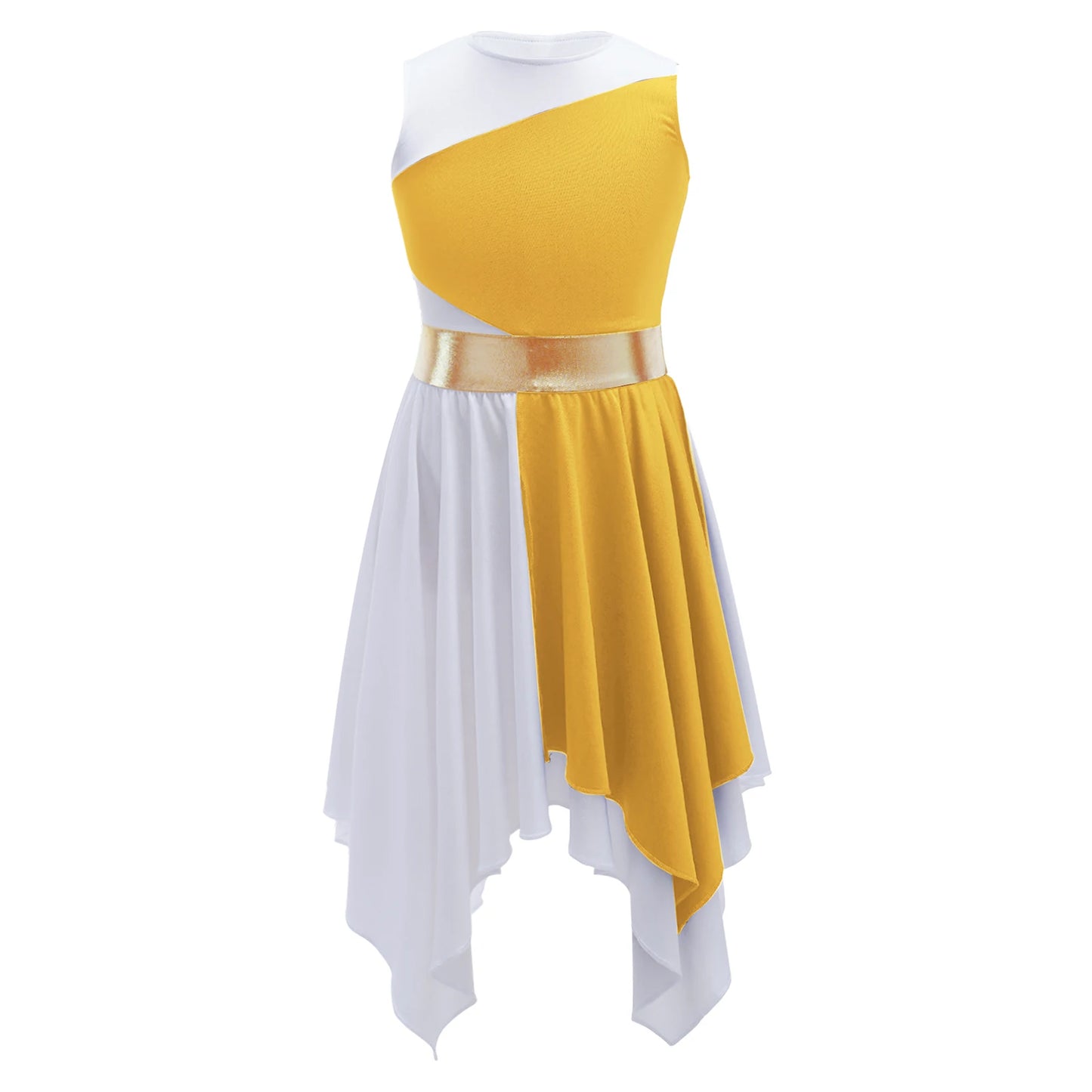 Girls  Celebration of Spirit Church Dress Children Dancewear Stage Performance Wordhip