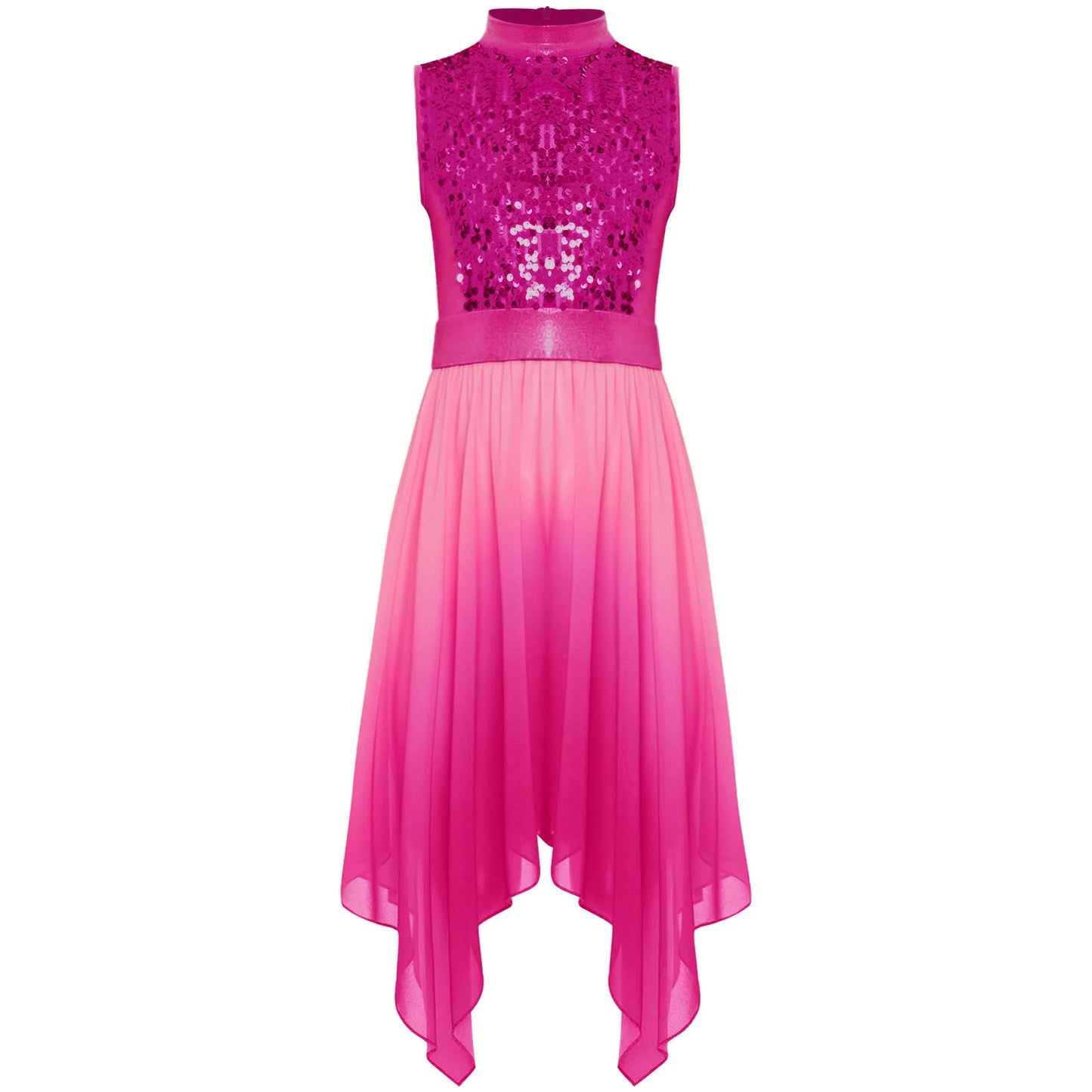 Girls  Celebration of Spirit Church Dress Children Dancewear Stage Performance Wordhip