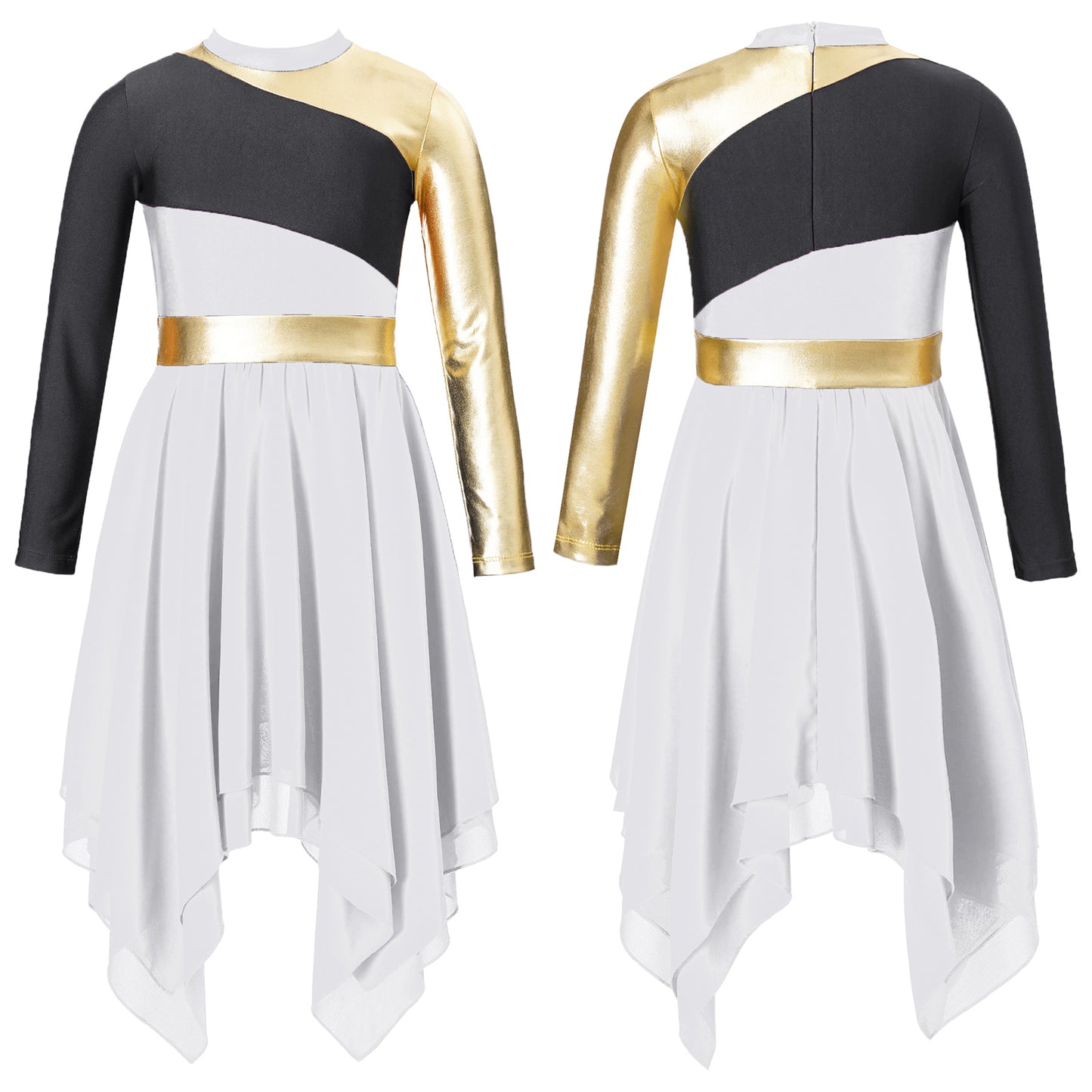 Girls  Celebration of Spirit Church Dress Children Dancewear Stage Performance Wordhip